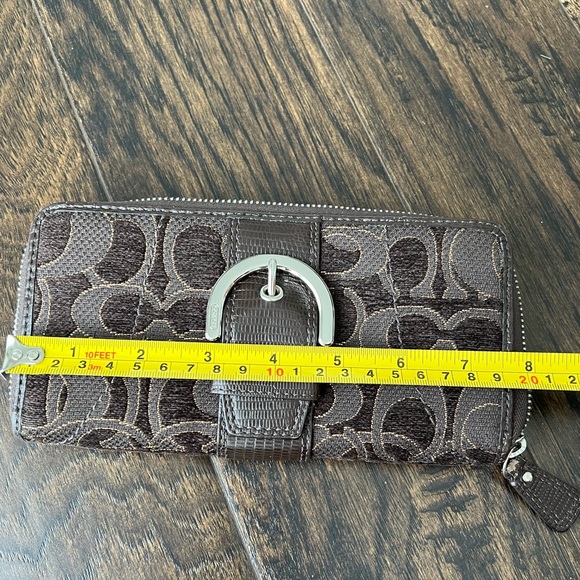 Coach Zip Around Wallet - Picture 9 of 10